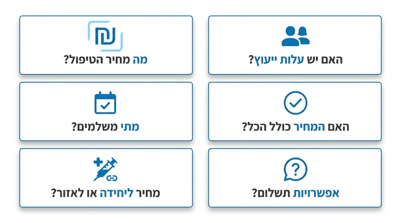 שאלות נפוצות ותשובות מקצועיות על מחיר טיפולי בוטוקס