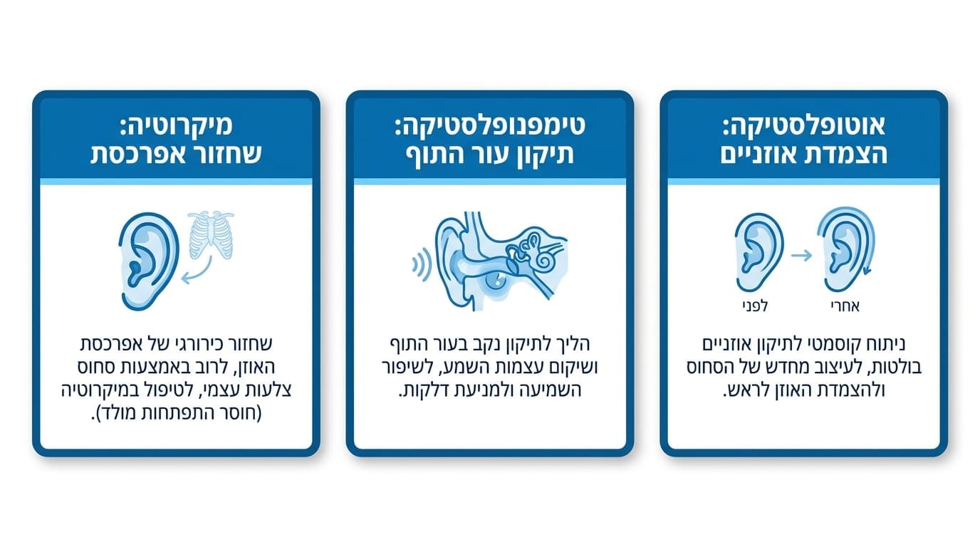 תקופת החלמה שחזור אוזניים לילדים: כל מה שצריך לדעת